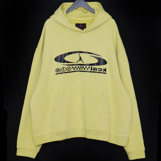 Nike Jordan Travis Scott Pullover Hoodie 2 Yellow Size XL