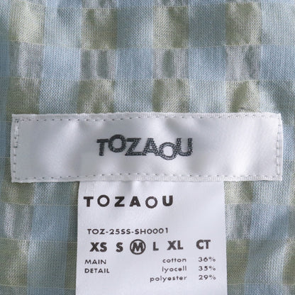 TOZAOU 25SS Cook Lining Long Sleeve Shirt Blue Size M
