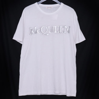 Alexander McQueen Big Logo T-Shirt White Size M