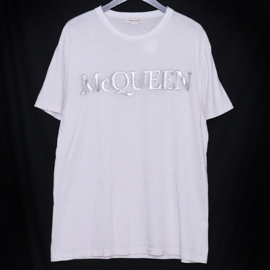 Alexander McQueen Big Logo T-Shirt White Size M