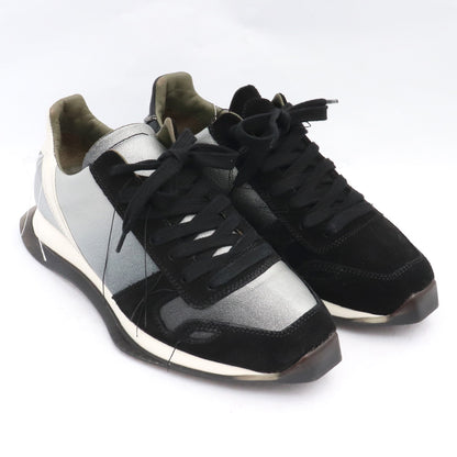 RICK OWENS VINTAGE RUNNER Lace Up Sneakers Black Size 35