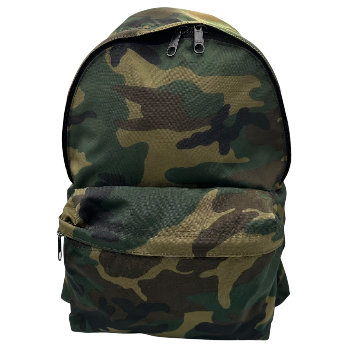 Herve Chapelier Camouflage Nylon Daypack Khaki Backpack