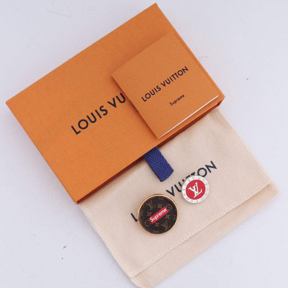 LOUIS VUITTON x SUPREME 17AW Pin Brooch Set Size F