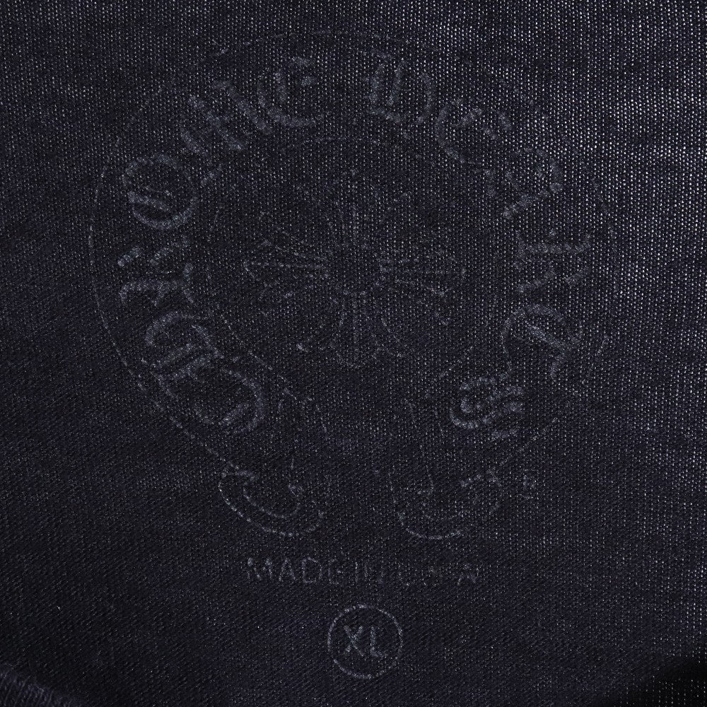 CHROME HEARTS Back Scroll Logo Long Sleeve Tee Black Size XL