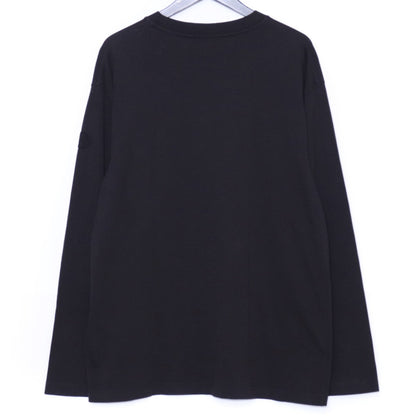 MONCLER 24SS Multicolor Logo Crewneck T-Shirt Black Size M