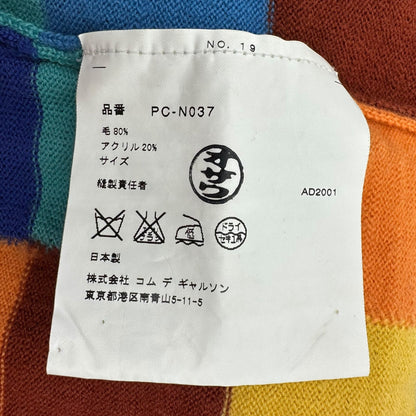 COMME des GARCONS HOMME PLUS 01AW Panel Cardigan Mix