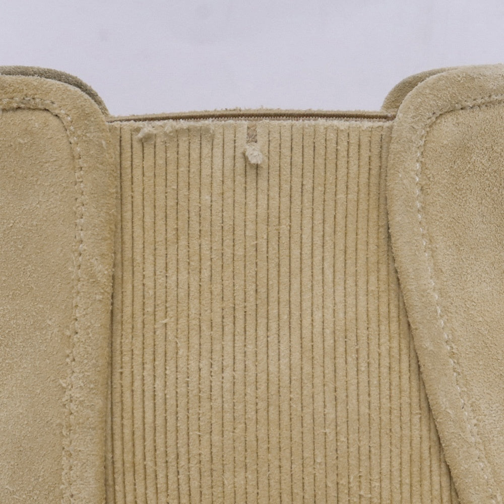 LOEWE Suede Chelsea Side-Gore Boots Beige Size EU 41