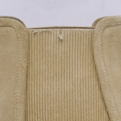 LOEWE Suede Chelsea Side-Gore Boots Beige Size EU 41