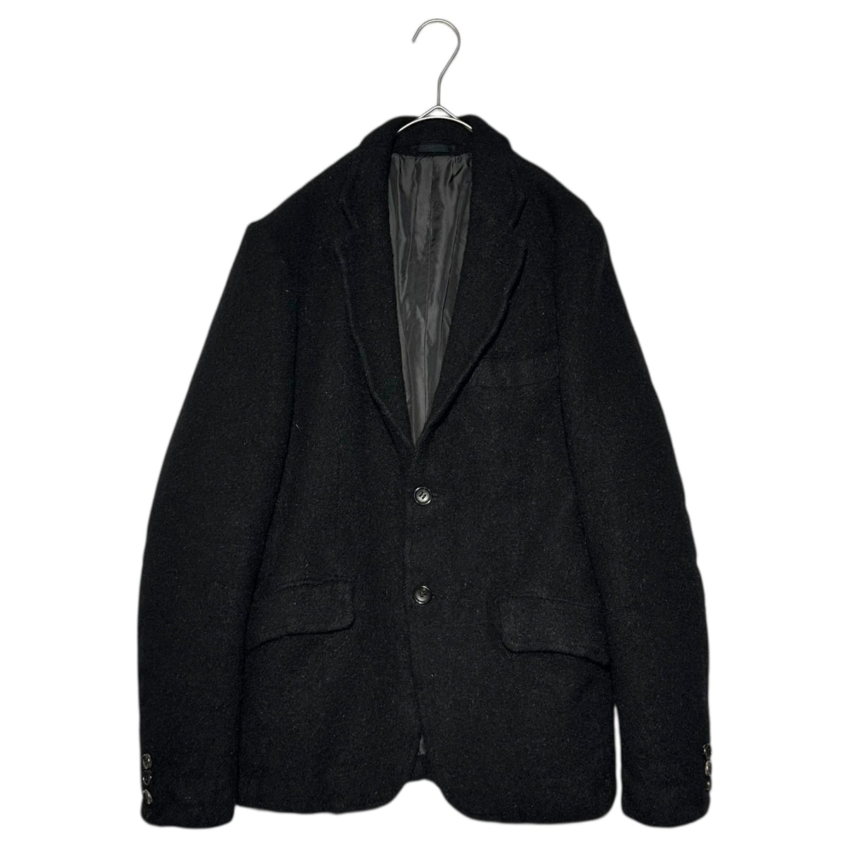 COMME des GARCONS HOMME 09AW Wool Jacket Black Size XS
