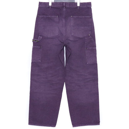 SUPREME 26SS Purple Worn Double Knee Painter Jeans Size 34
