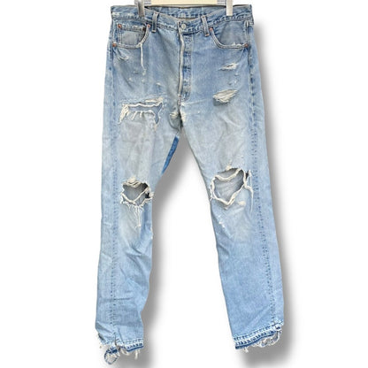 READYMADE 22SS RE JEANS Indigo Remake Damaged Jeans