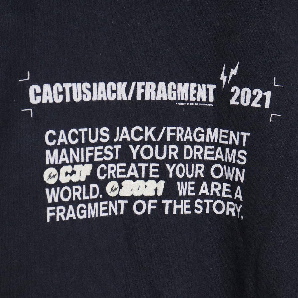 Vintage TS Cactus Jack Fragment Logo Long Sleeve T-Shirt Size L
