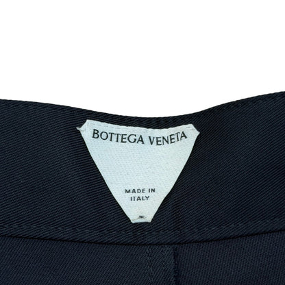 BOTTEGA VENETA Sailor Cotton Trousers Navy Size 44
