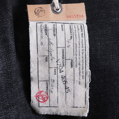 No Faith Studios ULTRA LOOSE FIT JAPANESE DENIM Black Size L