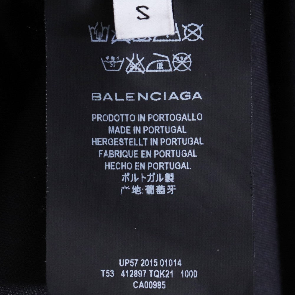 Balenciaga Long Black Coat Size S