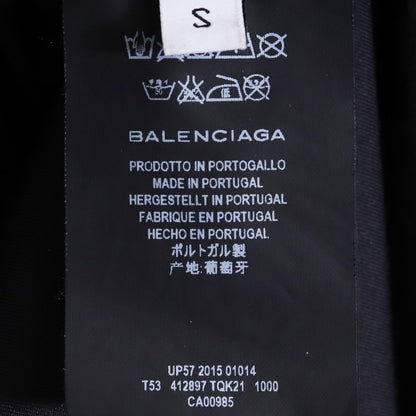 Balenciaga Long Black Coat Size S