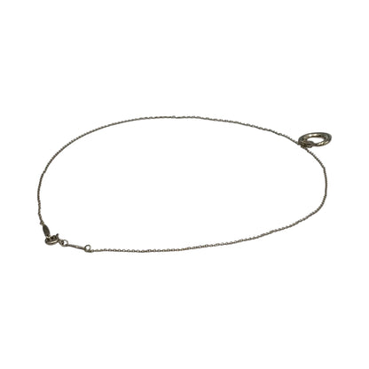 TIFFANY & CO. Elsa Peretti Open Heart Necklace Silver