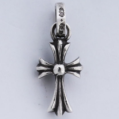 Chrome Hearts Babyfat CH Cross Charm Silver Size F
