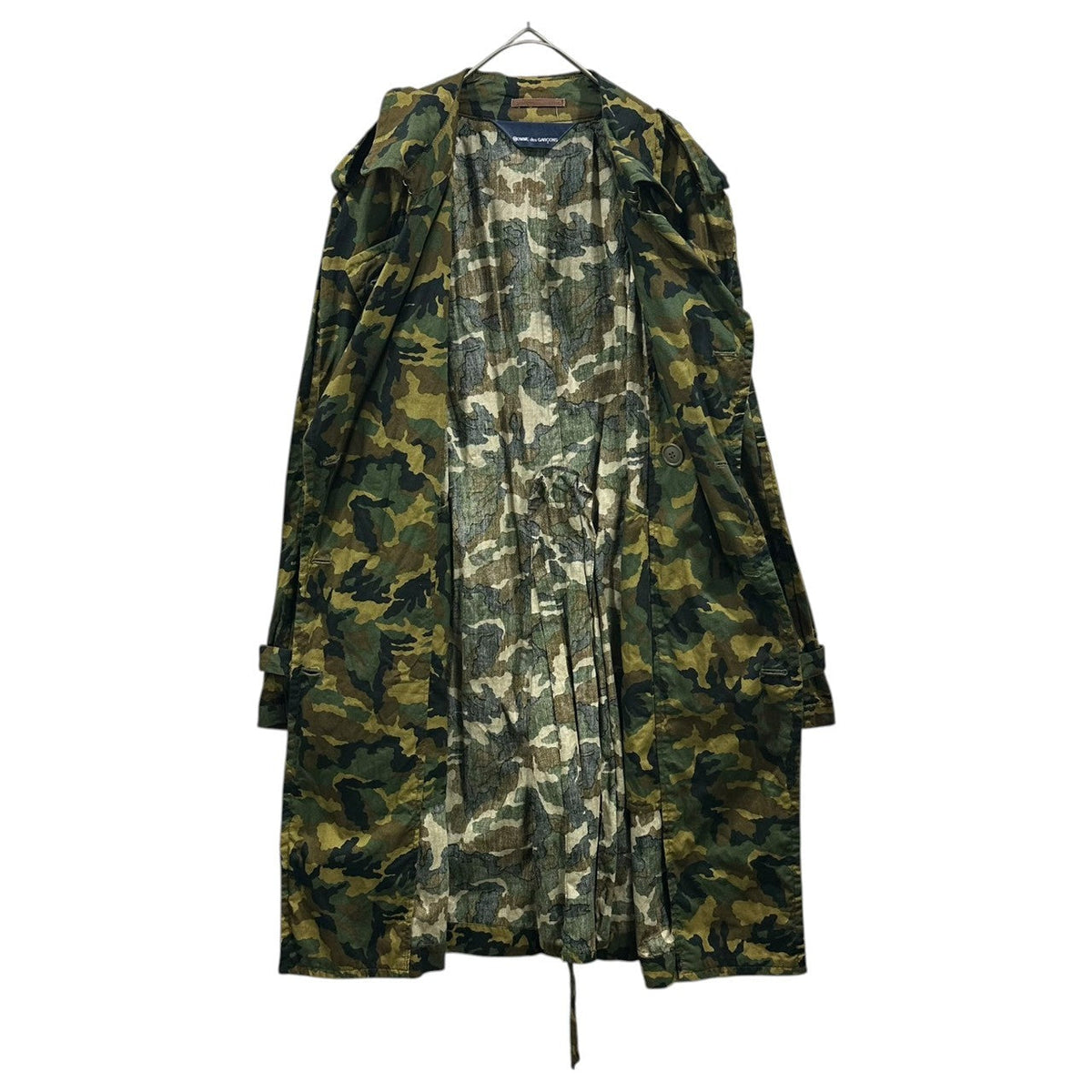 COMME des GARCONS 98SS Aoyama Camo Coat Khaki Size FREE
