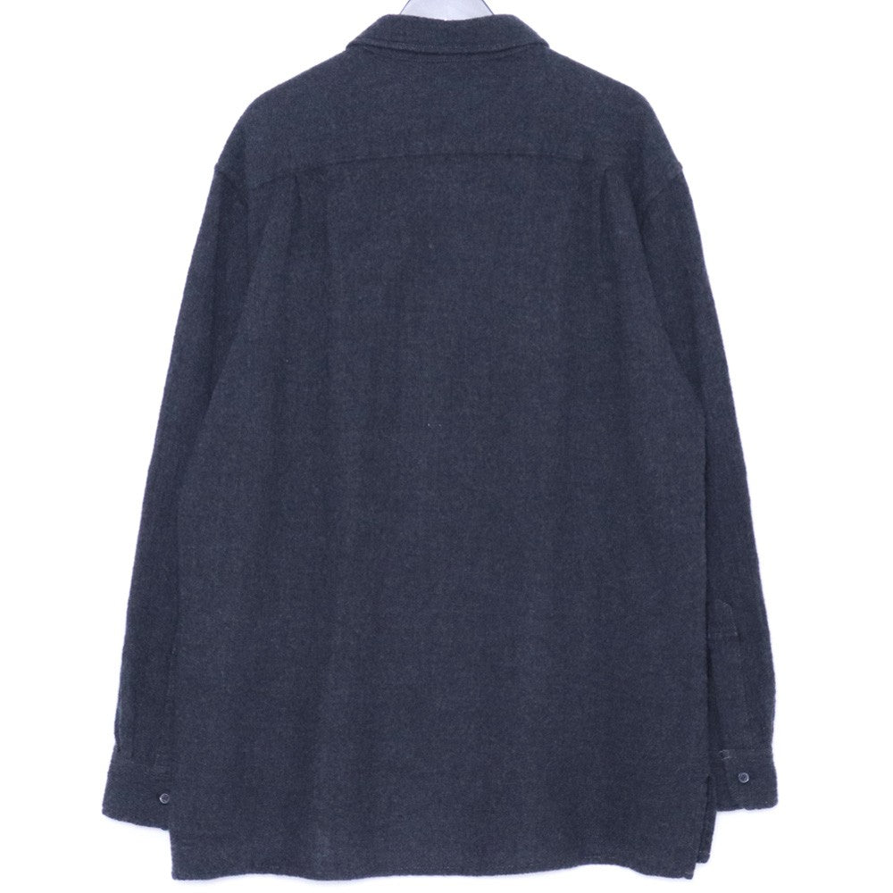 S'YTE YOHJI YAMAMOTO 25AW Wool Gauze Zip Shirt Size 3