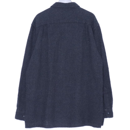 S'YTE YOHJI YAMAMOTO 25AW Wool Gauze Zip Shirt Size 3