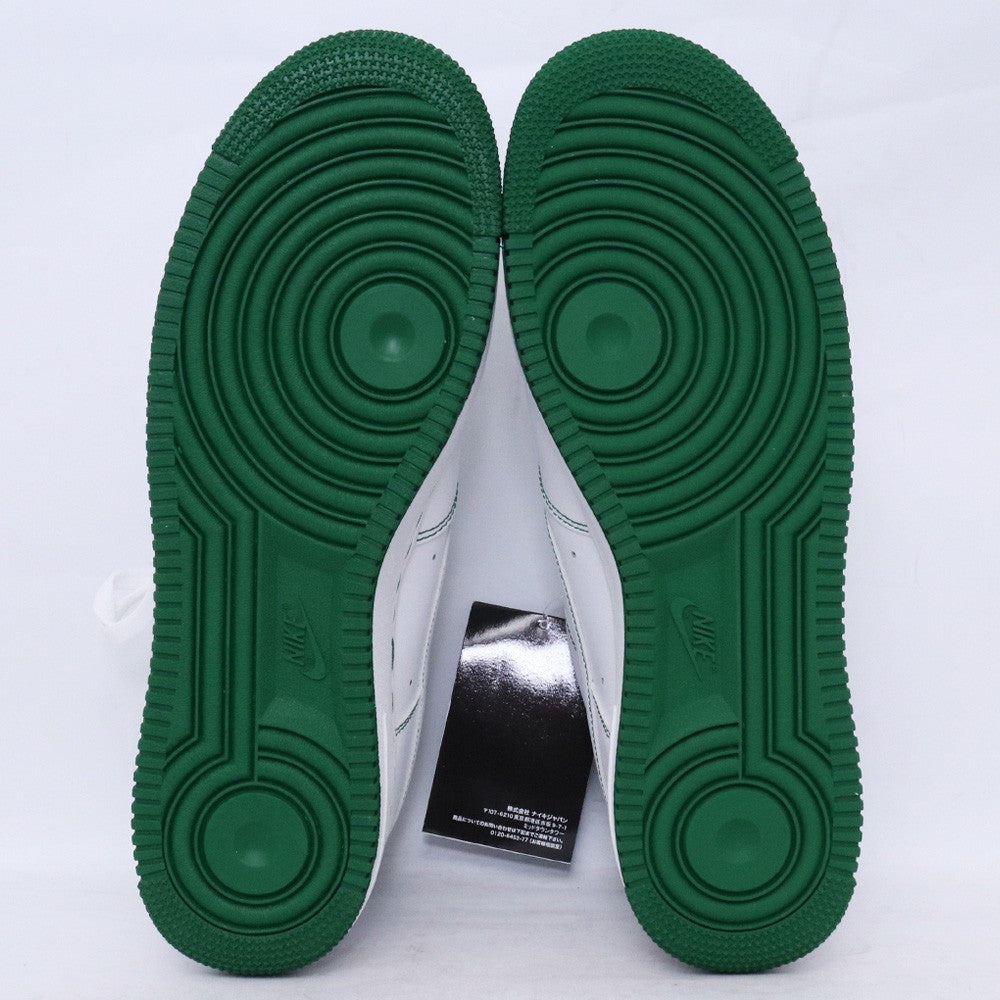 NIKE Air Force 1 Low White/Green Sneakers Size 30cm