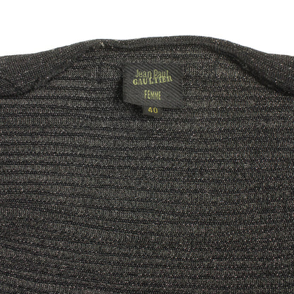 Jean Paul Gaultier Femme Black Long Sleeve Shirt Size 40