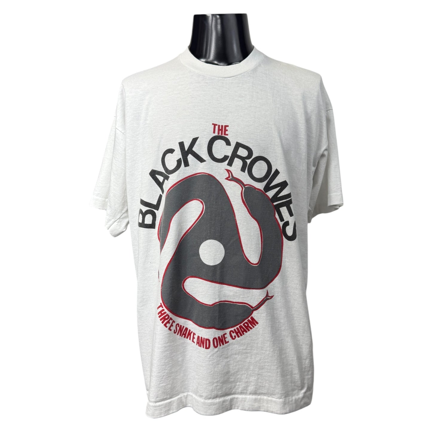 THE BLACK CROWS THREE SNAKE AND CHARM TOUR T-Shirt Black Size XL