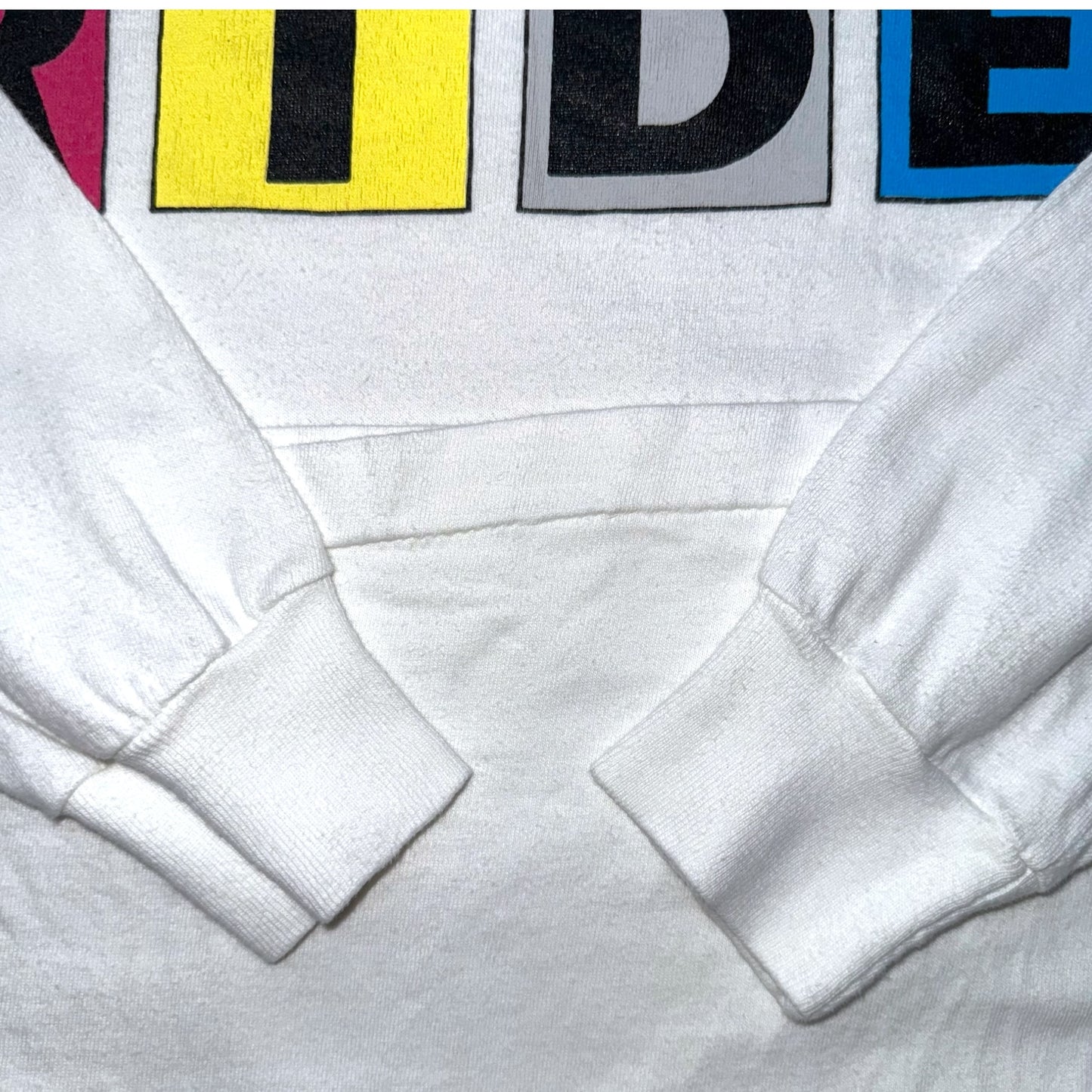 RIDE 90s Long Sleeve T-Shirt White Size XL