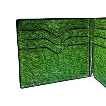 VALEXTRA V-Cut Double Money Clip