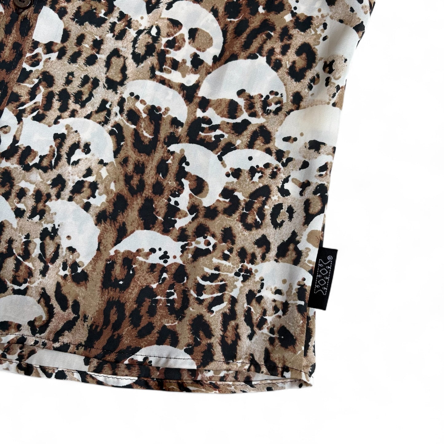 Vintage THE HYSTERIC XXX Skull&Leopard Long Sleeve Shirt Size S