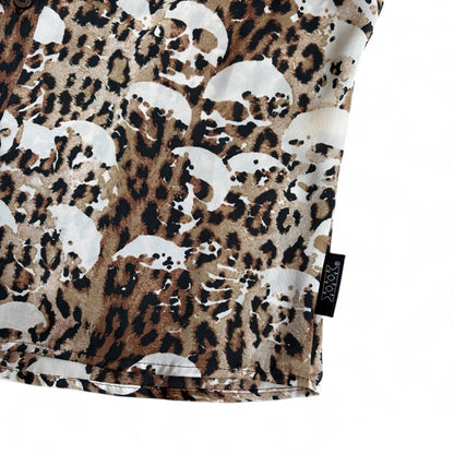 Vintage THE HYSTERIC XXX Skull&Leopard Long Sleeve Shirt Size S