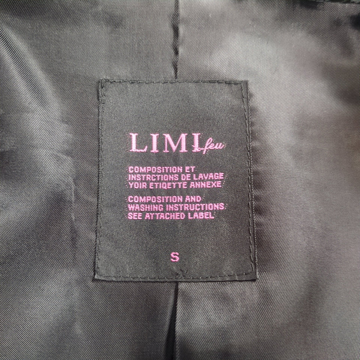 Limi Feu Double Zip Wool Hooded Long Coat Size S