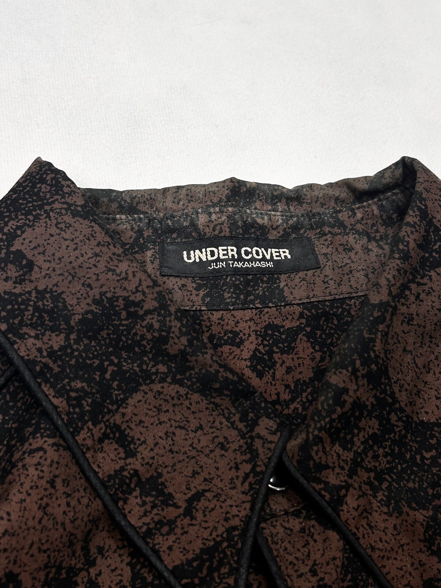 Undercover 1990s Variable Skull Western Shirt Brown Size M