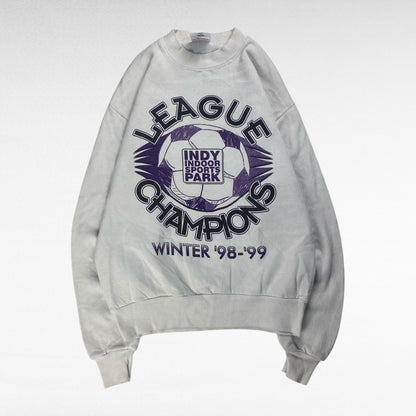 Jerzees 90s Sweatshirt White Size S
