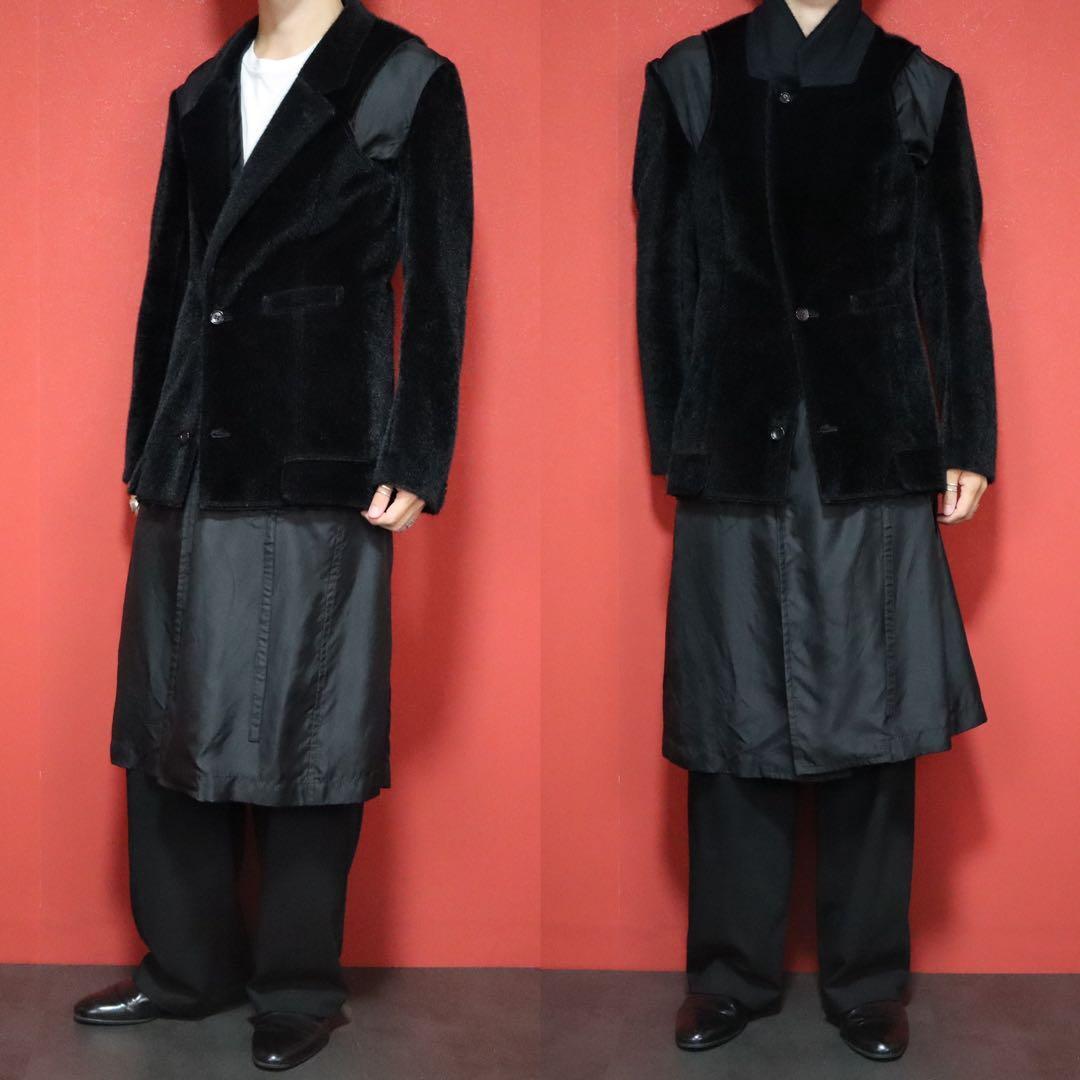 COMME des GARCONS HOMME PLUS 19AW Faux Coat Black Size XS