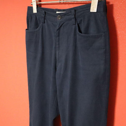 Issey Miyake 99SS Blue Cotton Wide Chino Pants Size M