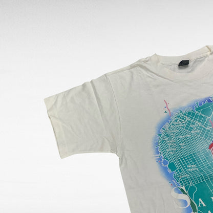 Anvil 80s Short Sleeve T-Shirt White Size L