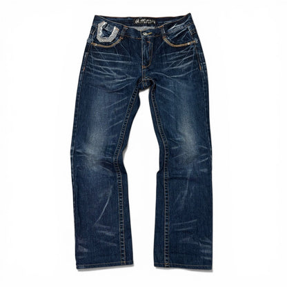 Vintage RED PEPPER Baggy Blue Jeans Size 34