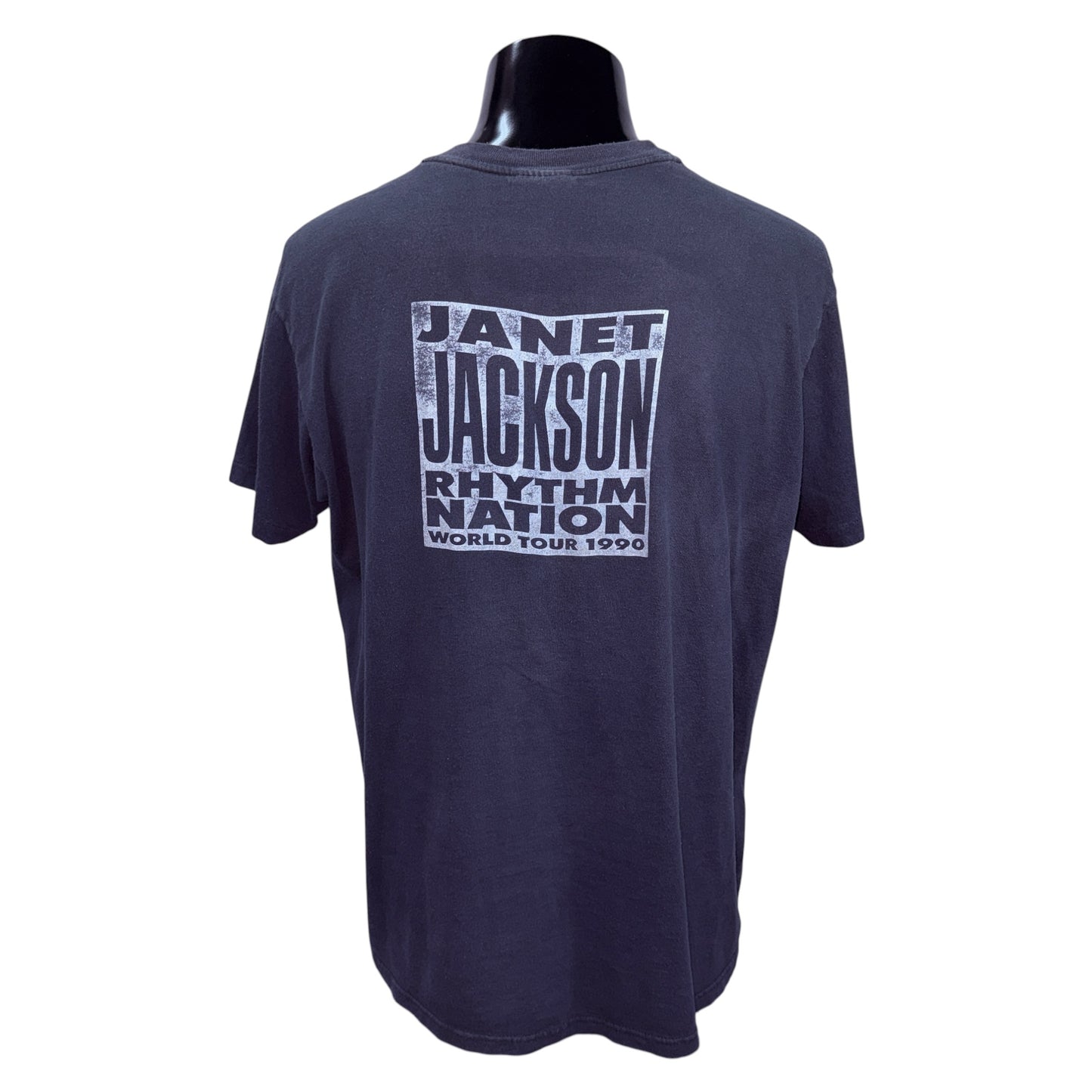 JANET JACKSON 90s Rhythm Nation 1814 Hanes USA Size L