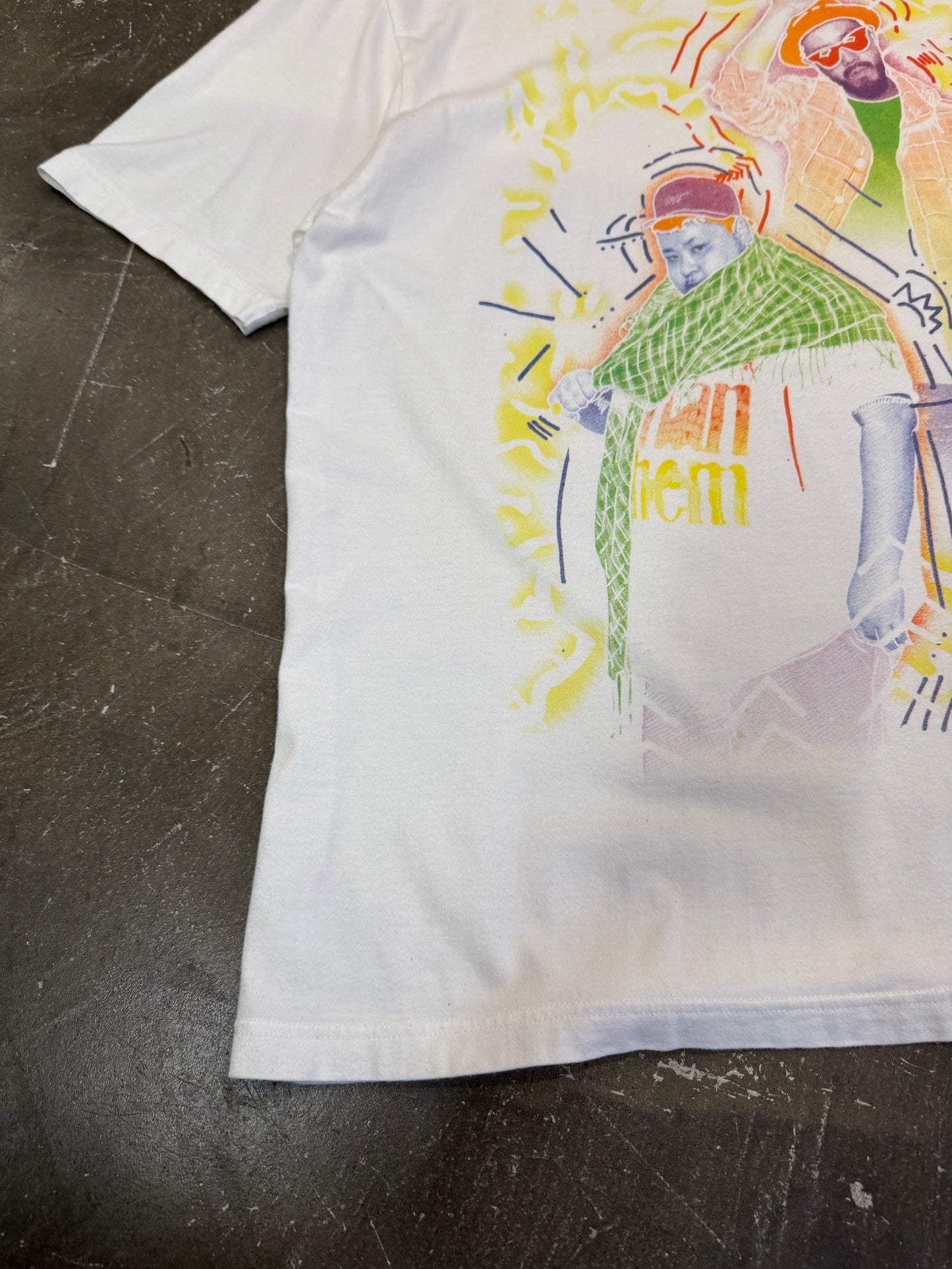 Swagger White Cotton T-Shirt Size XXL