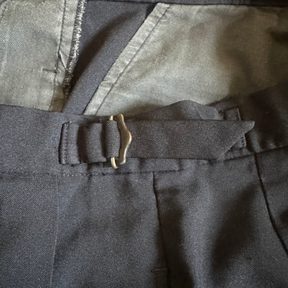 TOGA ARCHIVES Pleated Polyester Twill Shorts Black