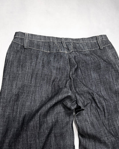 Marithe + Francois Girbaud Contrast Flare Denim Size SS