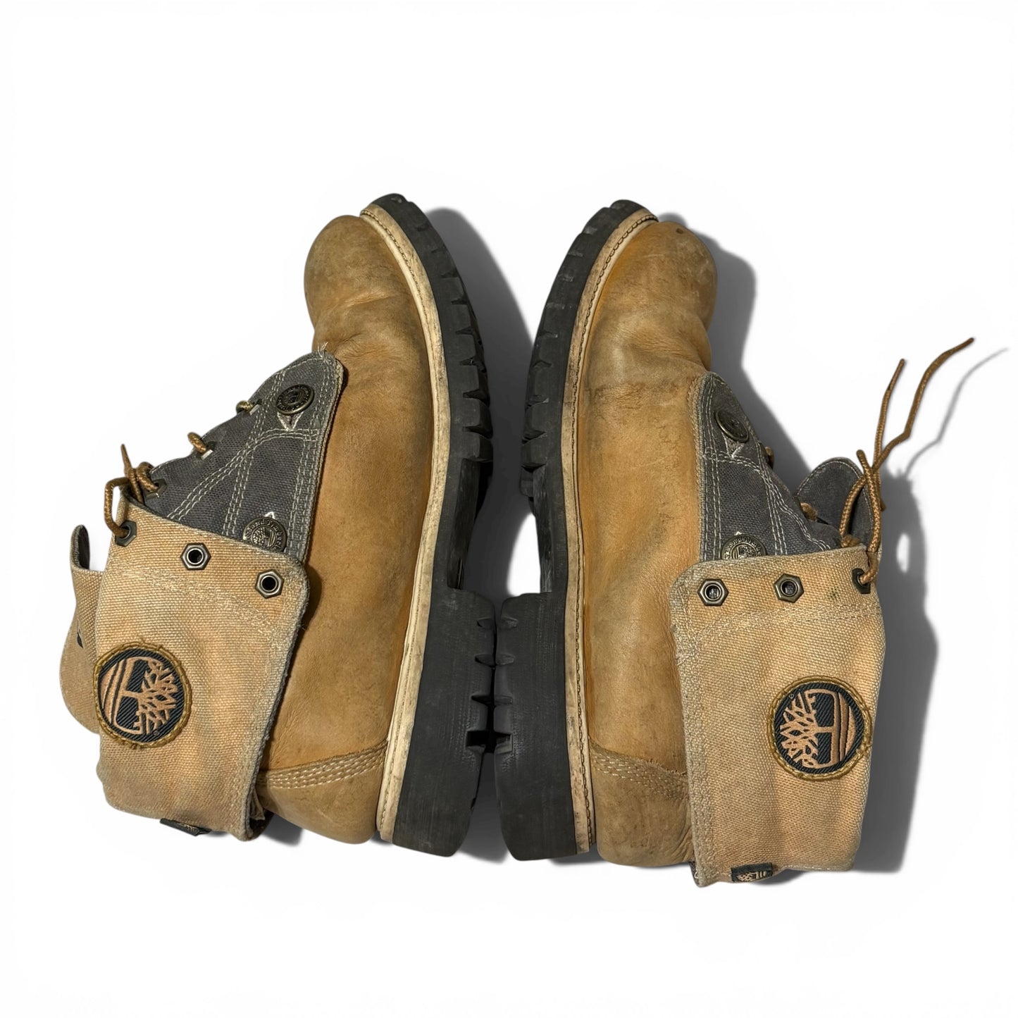 Timberland 3way Detachable Gray Cotton Boots Size 9