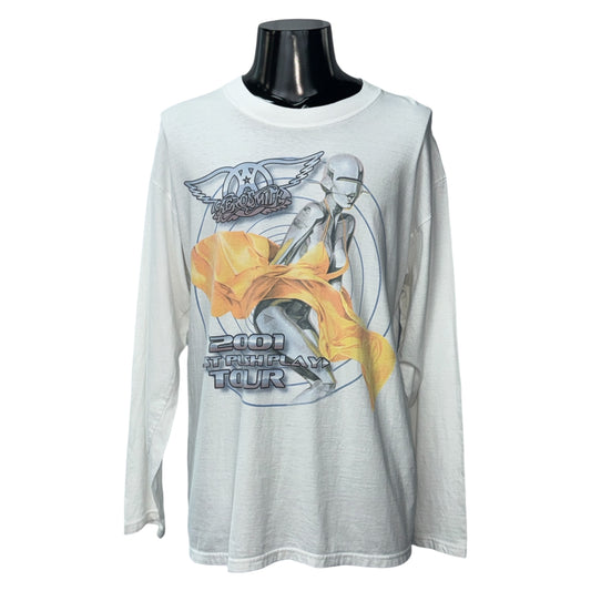 AEROSMITH 00s JUST PUSH PLAY TOUR 2001 Sorayama Long Sleeve Size L