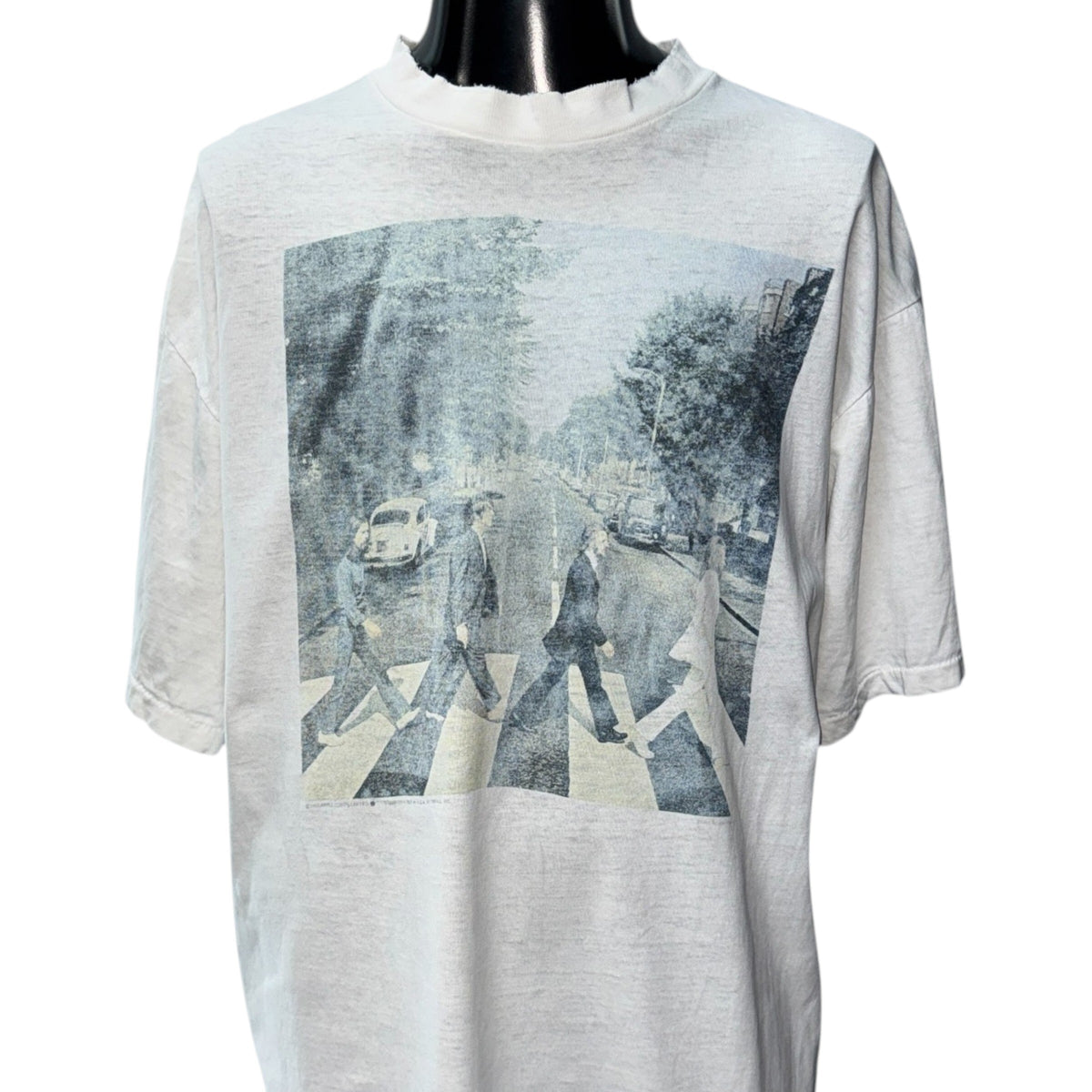 BEATLES 90s Vintage 1990 "Abbey Two-Sided T-Shirt Size XL