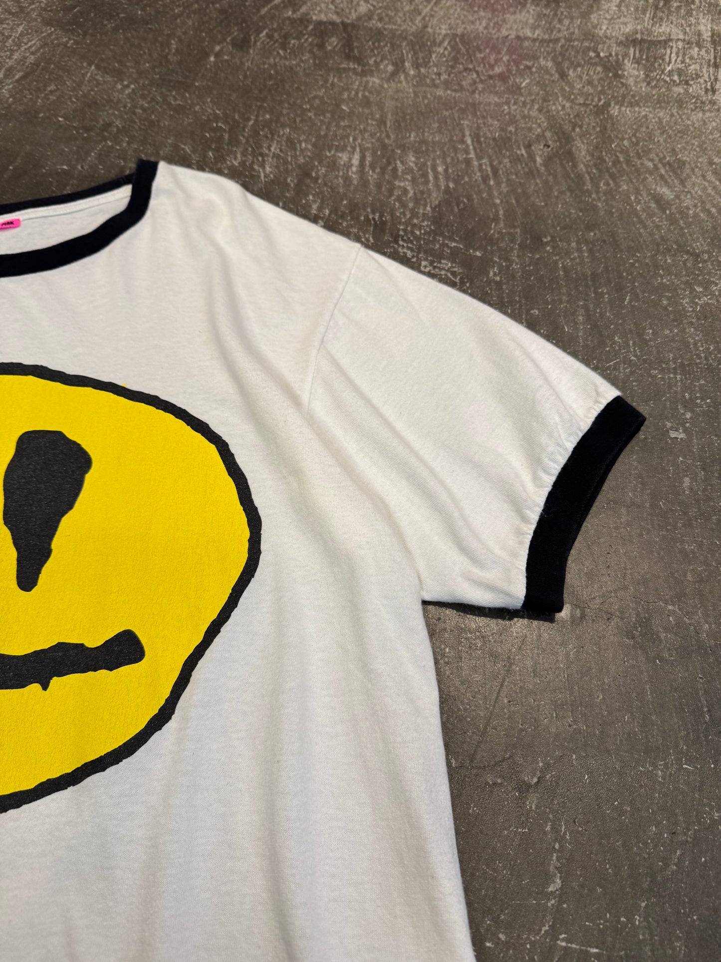 Vintage JERRY PINK White Cotton T-Shirt Size L