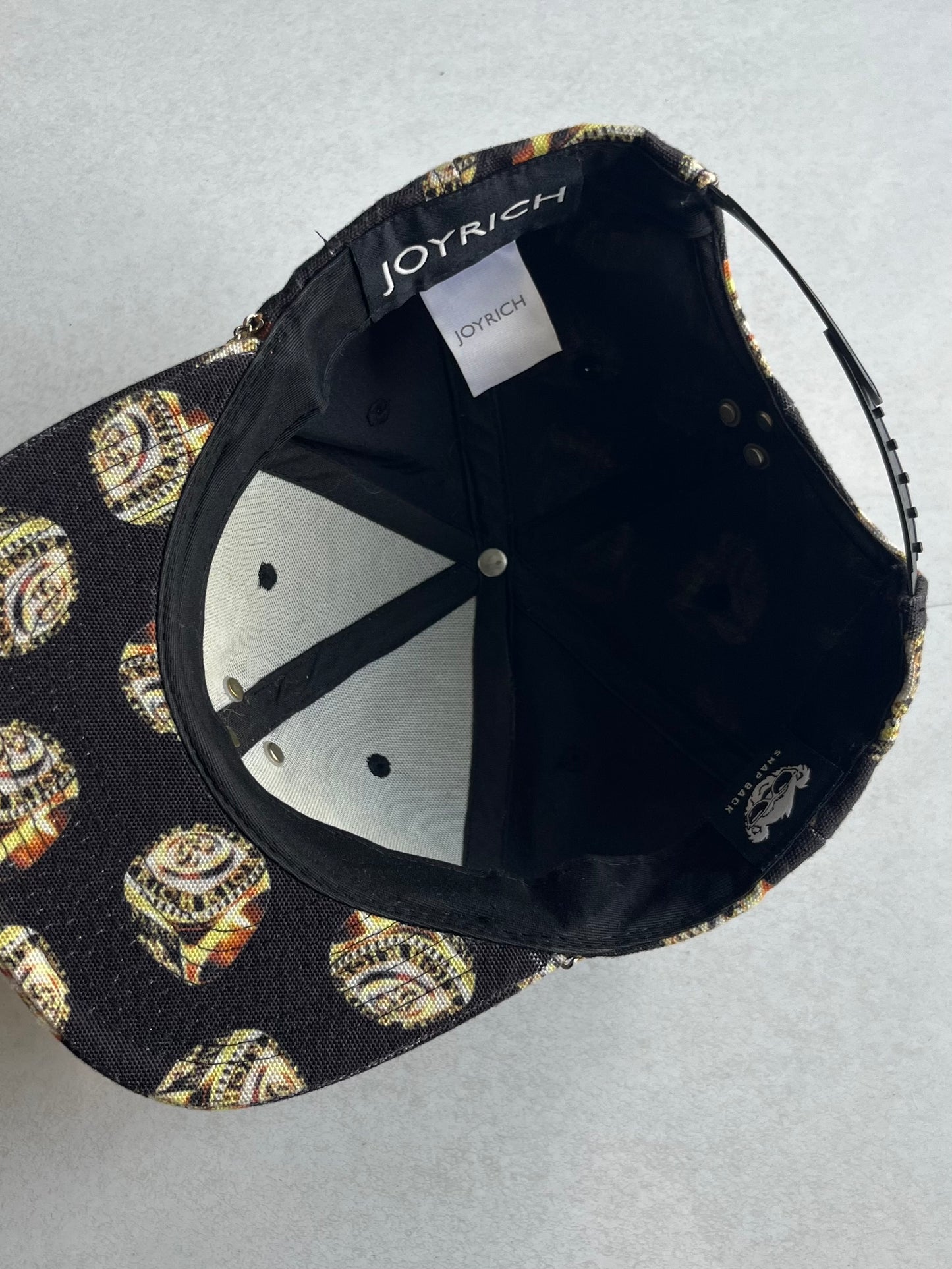 Joyrich Black Logo Cap Adjustable Size FREE