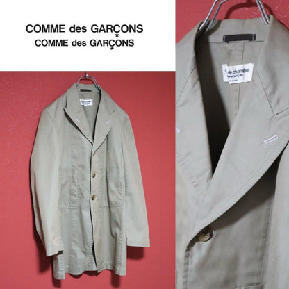 Comme des Garcons 98SS Pocket Design Cotton Long Size FREE