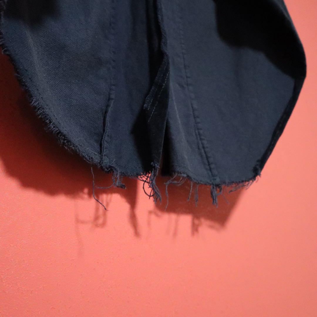 Comme des Garcons 04SS Velour Raw Edge Long Vest Size M